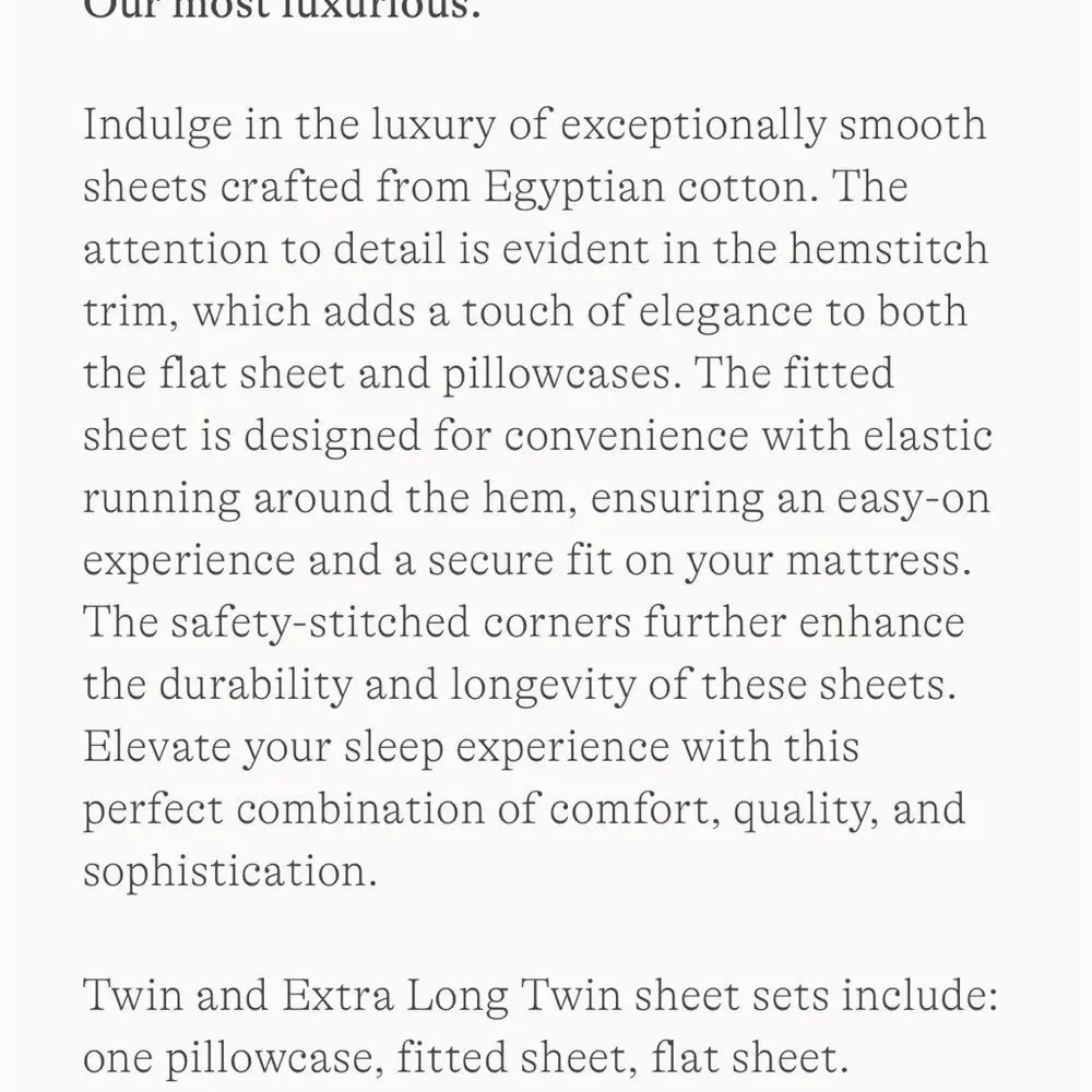 Land's End 700 Thread Count Egyptian Cotton Sheets Blue Pewter No Iron Cal King